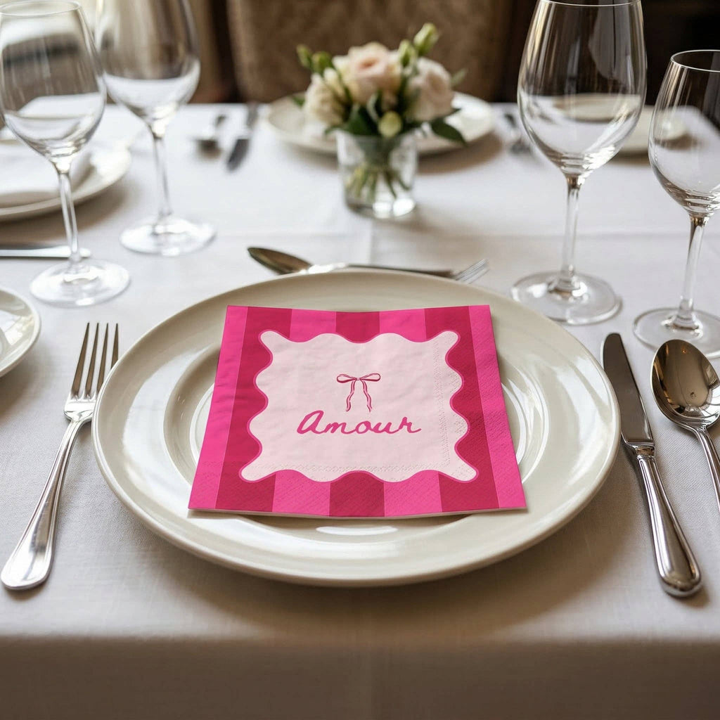 Papieren servetten - Amour