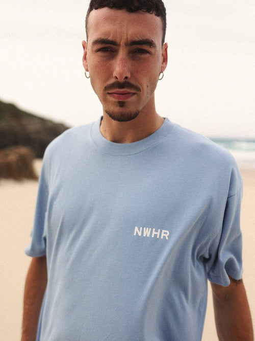 Basic T-shirt Blauw