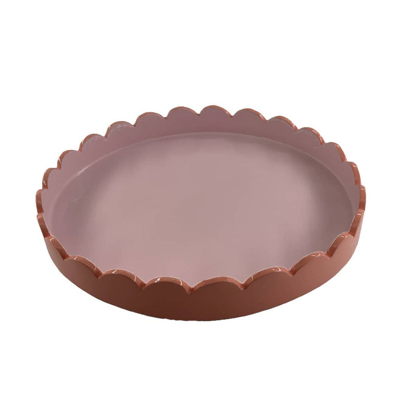 Rond golvend dienblad