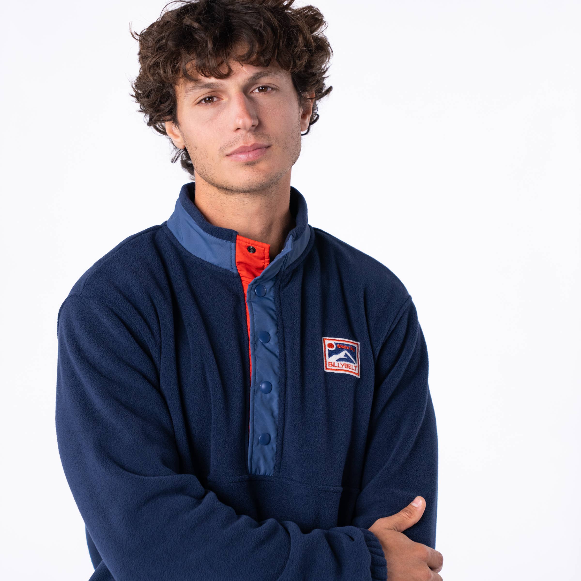 Fleece Trui - Marineblauw