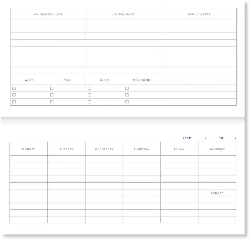 A-Journal Spiral Deskplanner