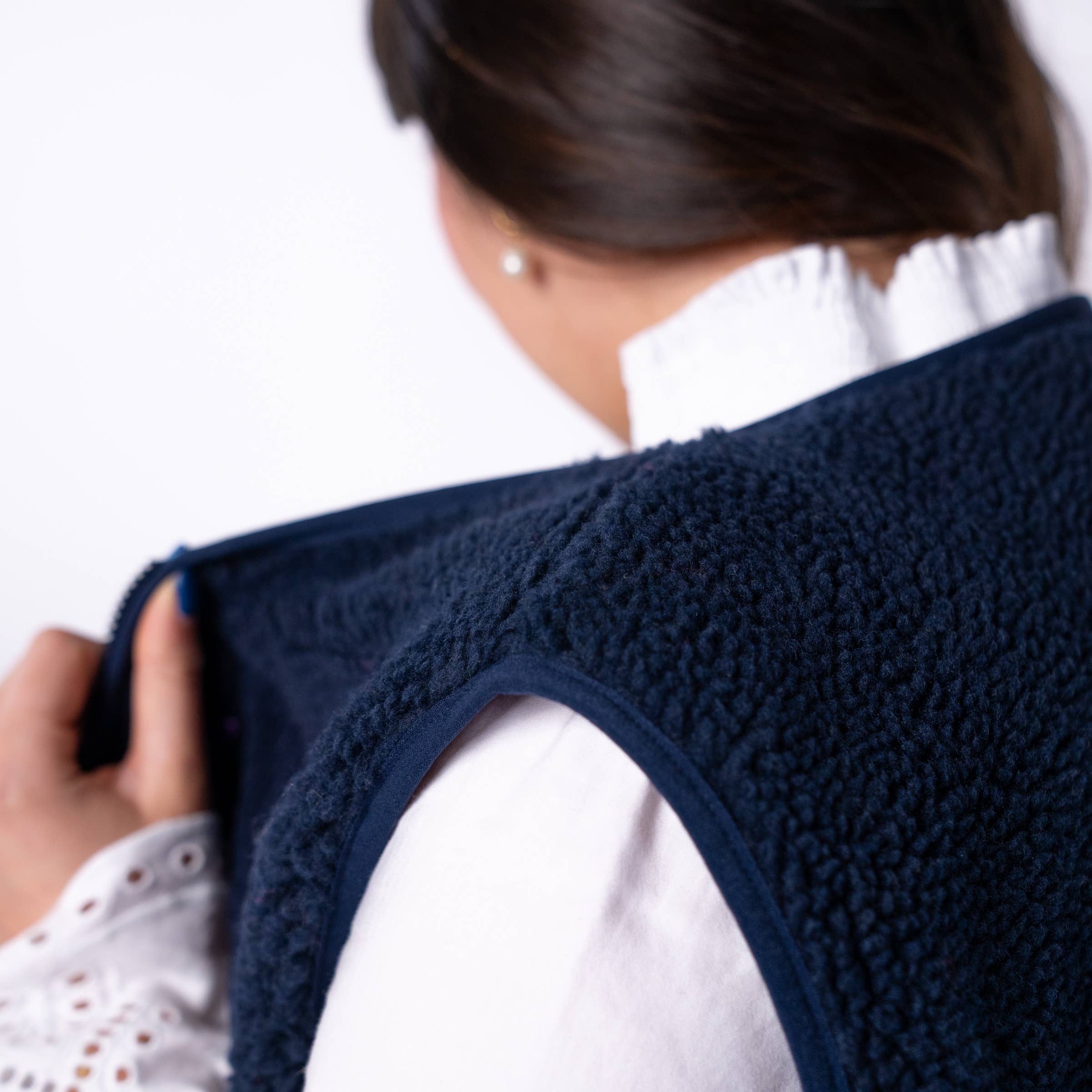 Mouwloos Vest Sherpa - Marine