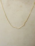 Halsketting - Wavy Zirconias