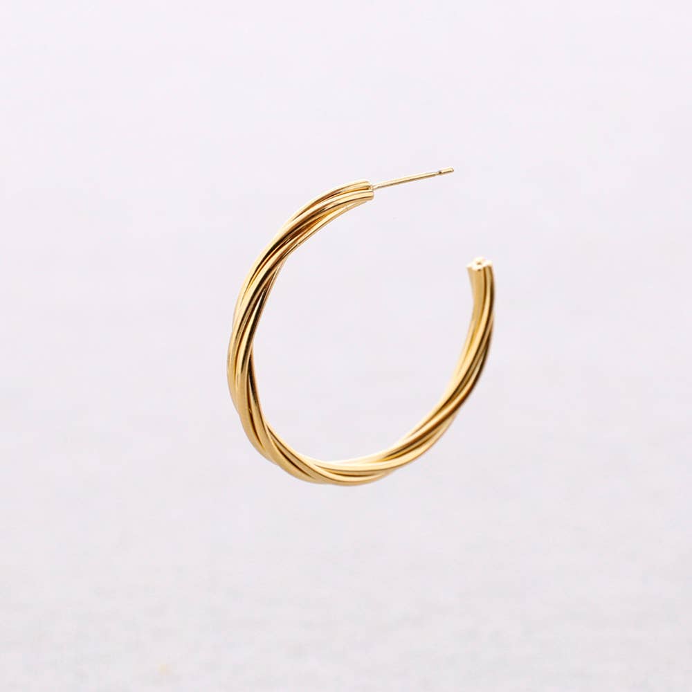 Oorringen - Twisted Hoops