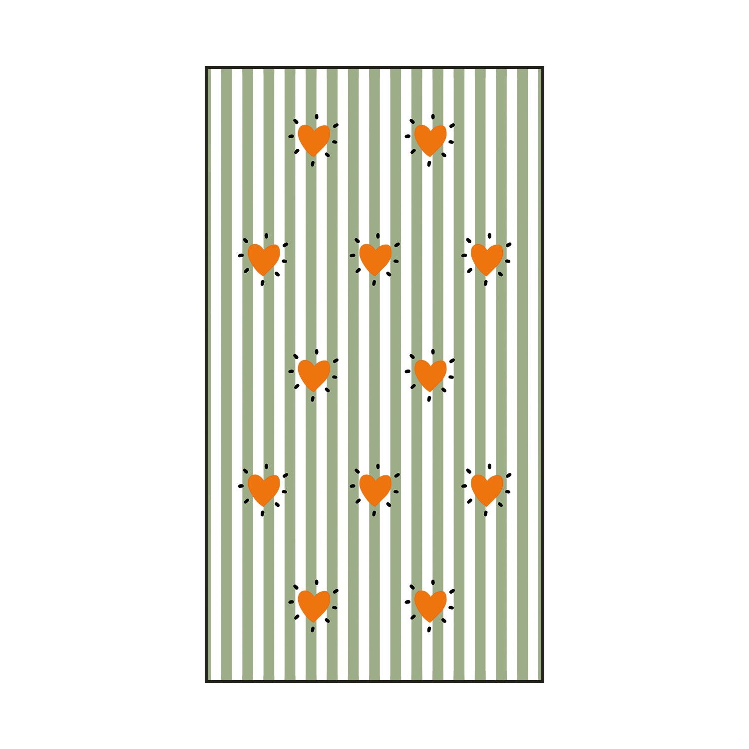 Rechthoekige papieren servet