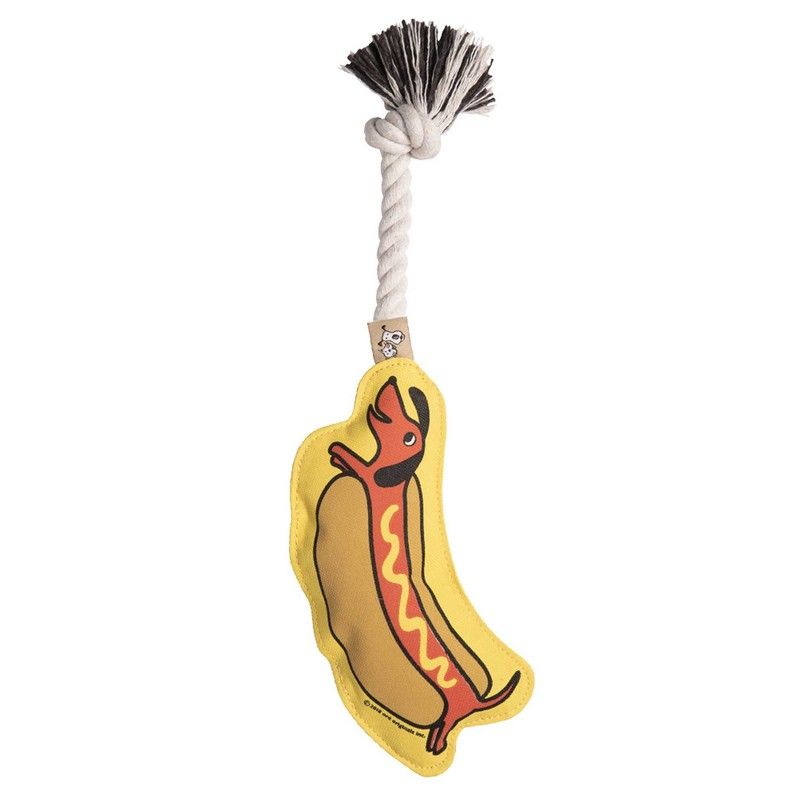 Designworks Ink - Pet Toy Rope / Hot Dog