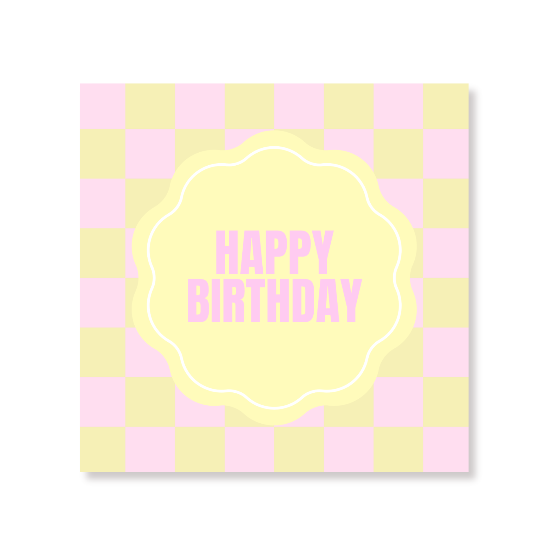 Papieren servetten - Happy Birthday