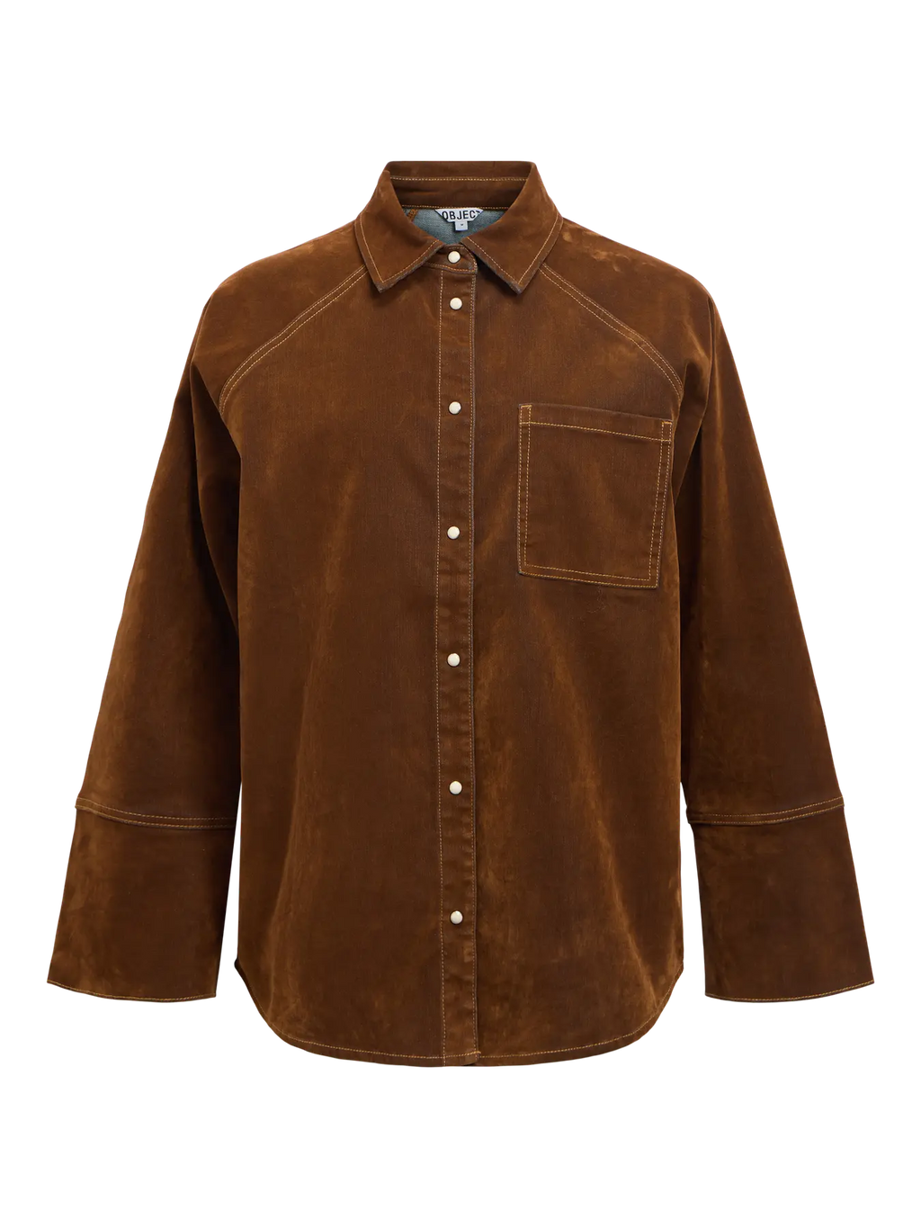 Object Suede Jacket - Seal Brown