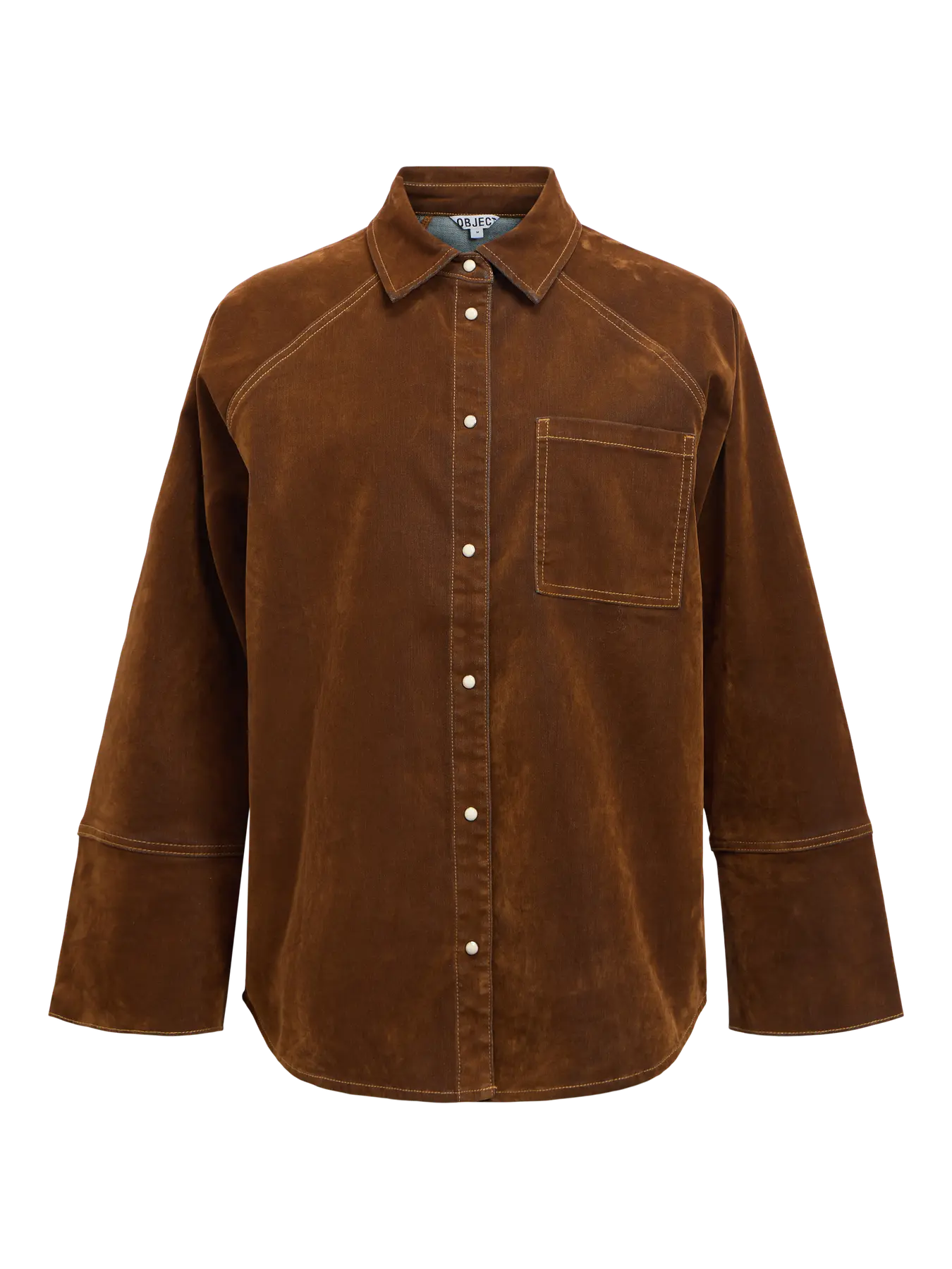 Object Suede Jacket - Seal Brown