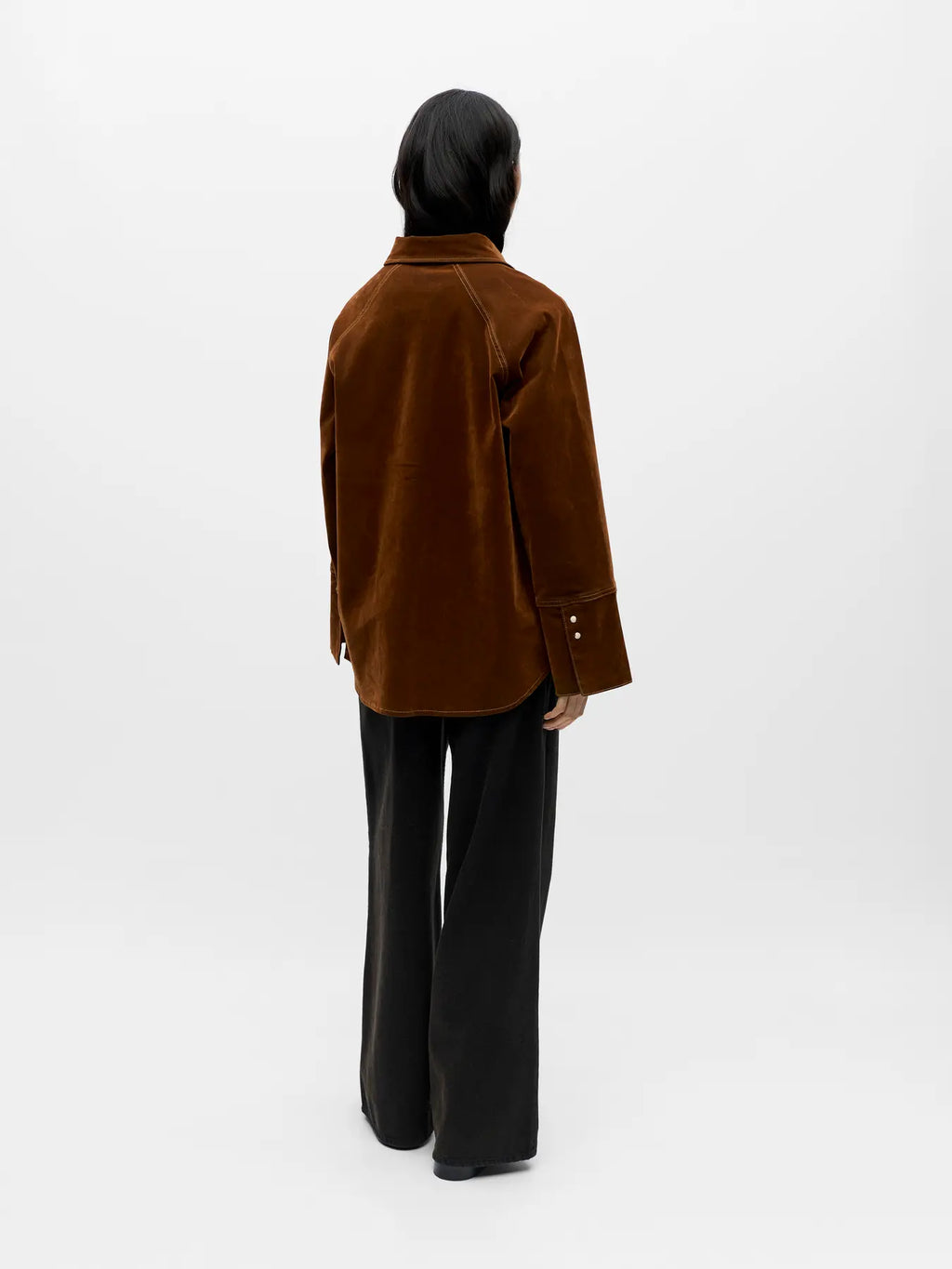Object Suede Jacket - Seal Brown