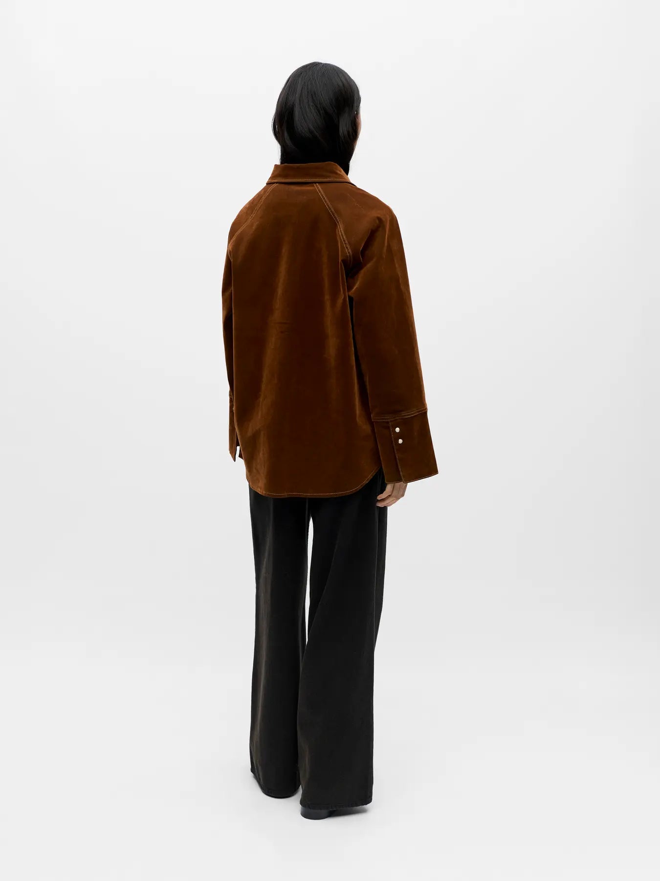 Object Suede Jacket - Seal Brown