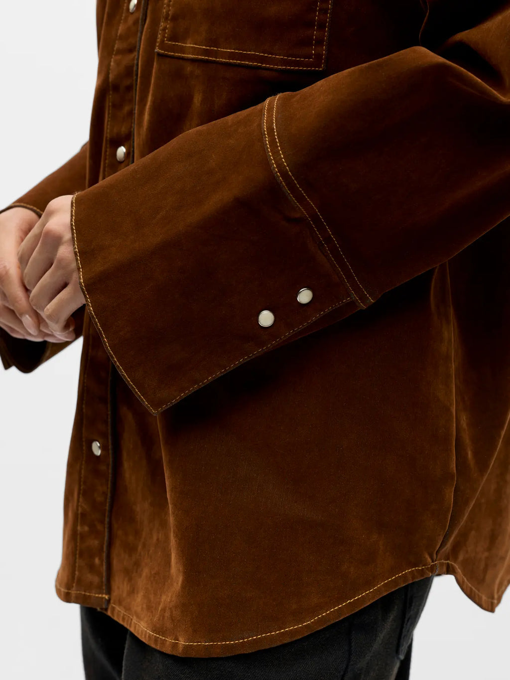 Object Suede Jacket - Seal Brown
