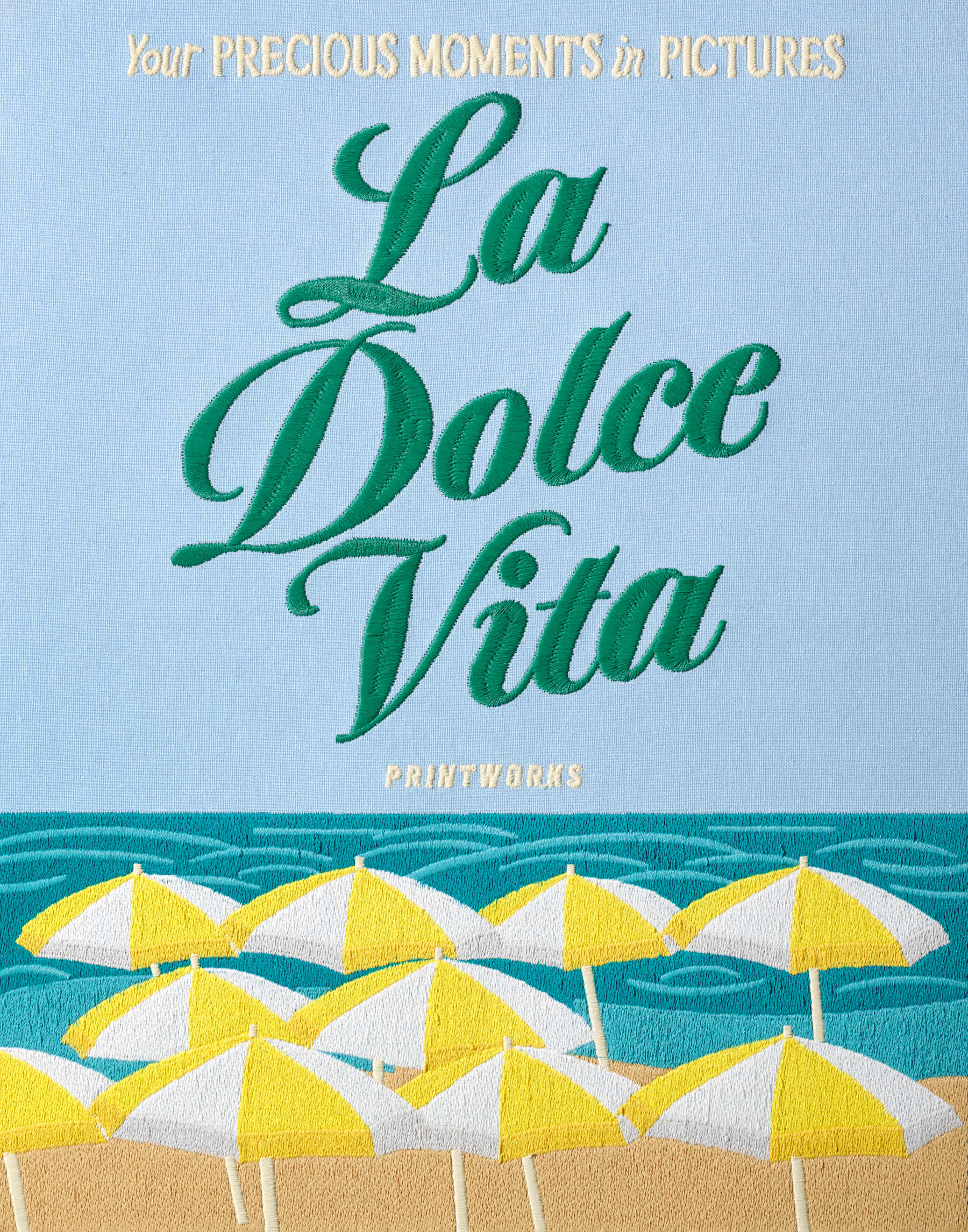 Printworks Embroidered Photo Album - Dolce Vita