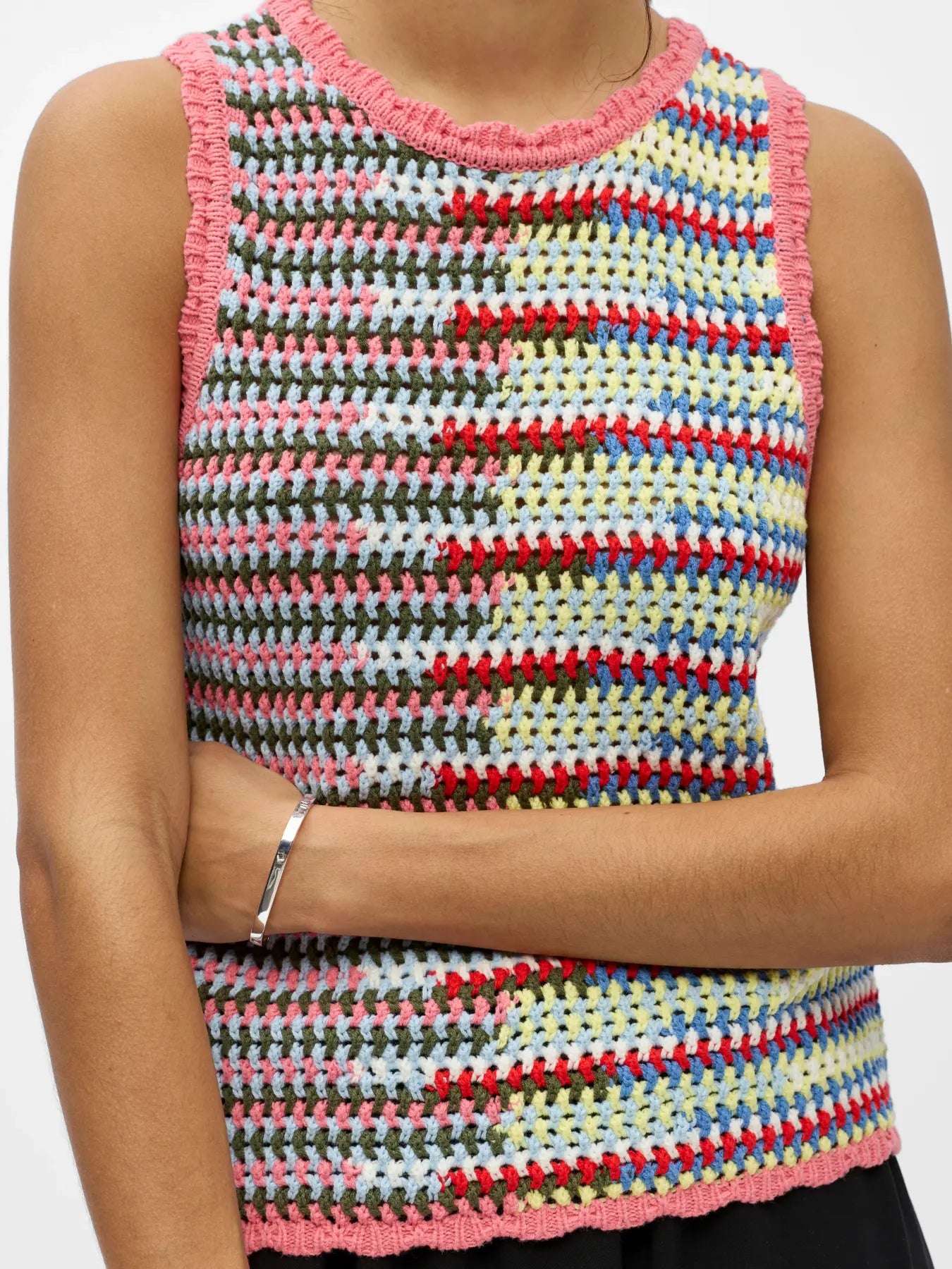 Object Knitted Top - Begonia Pink