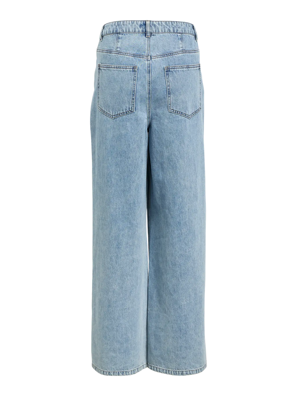Object Wide Leg Jeans - Light Blue Denim