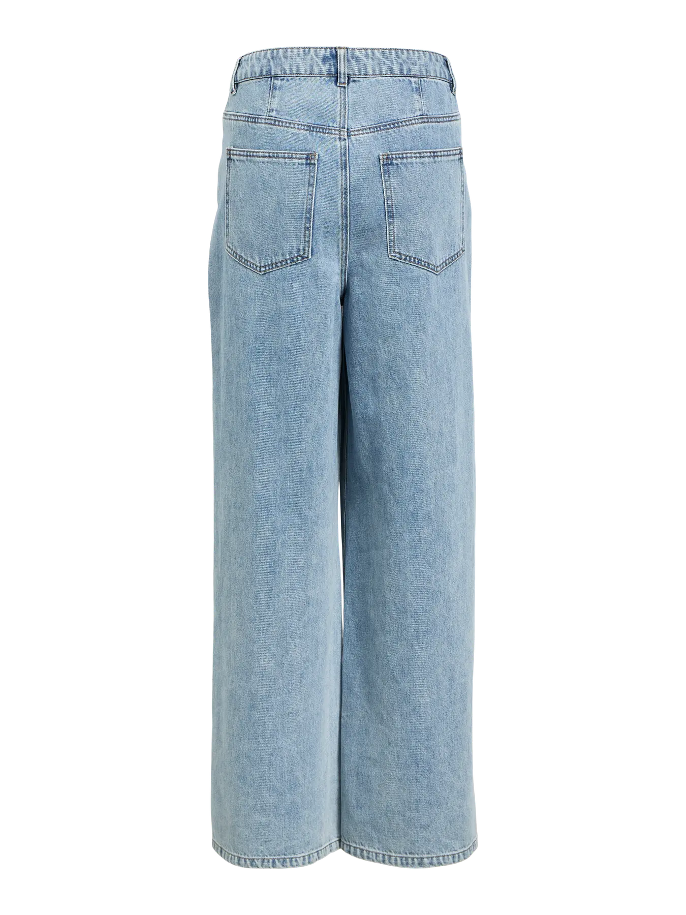 Object Wide Leg Jeans - Light Blue Denim