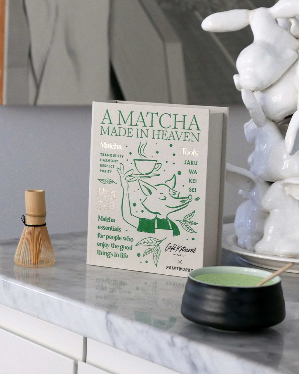 Printworks Matcha Tools x Cafe Kitsuné