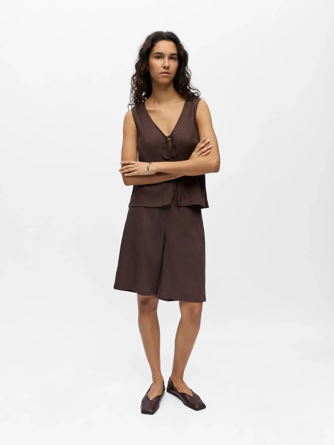 Object Top Vigga - Seal Brown