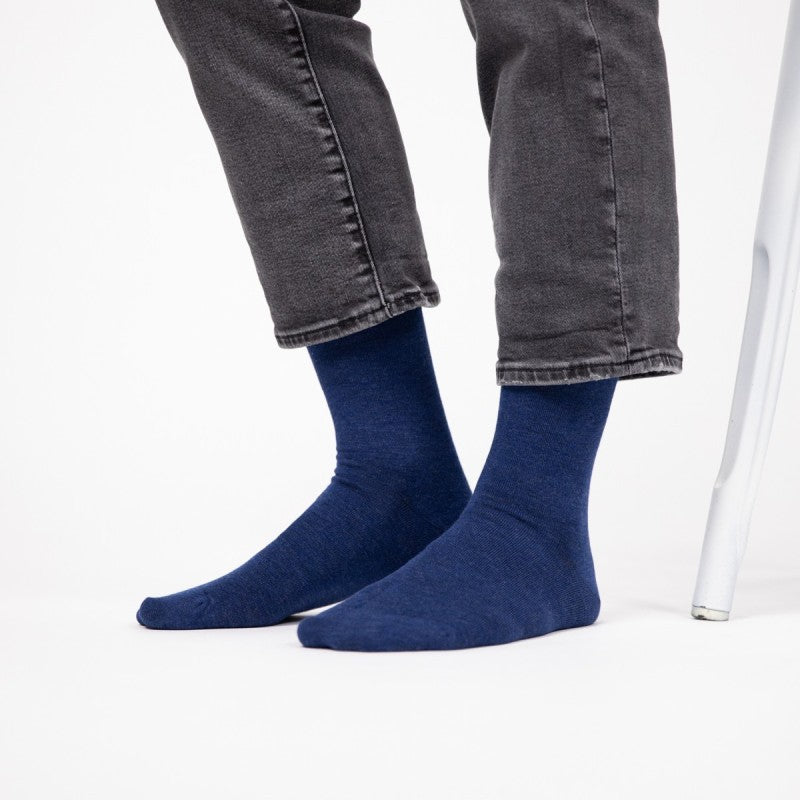 Billybelt Bamboo Socks - Mottled Blue (onesize)