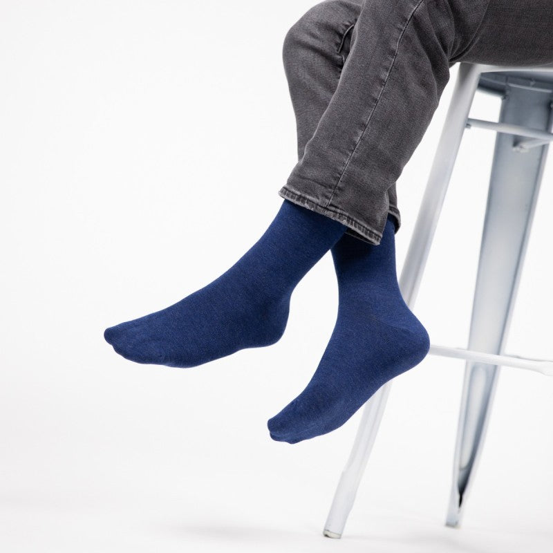 Billybelt Bamboo Socks - Mottled Blue (onesize)