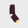 Billybelt Plain Socks - Melanged Burgundy (onesize)