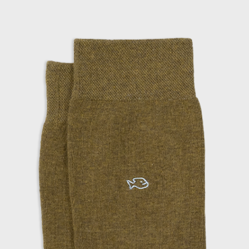 Billybelt Plain Socks - Olive (onesize)