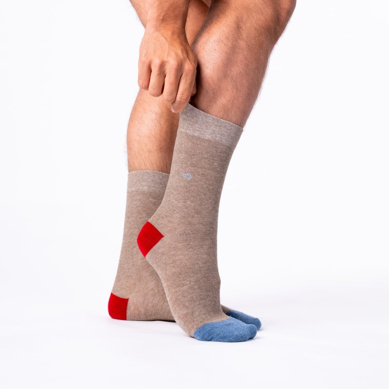 Billybelt Plain Socks - Brown (onesize)