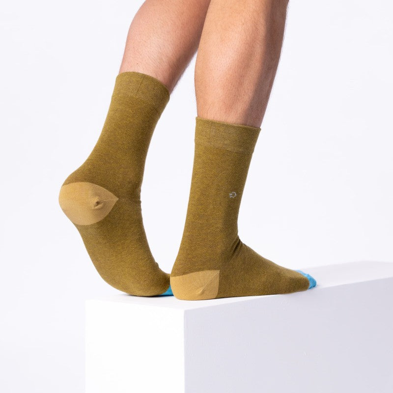 Billybelt Plain Socks - Olive (onesize)