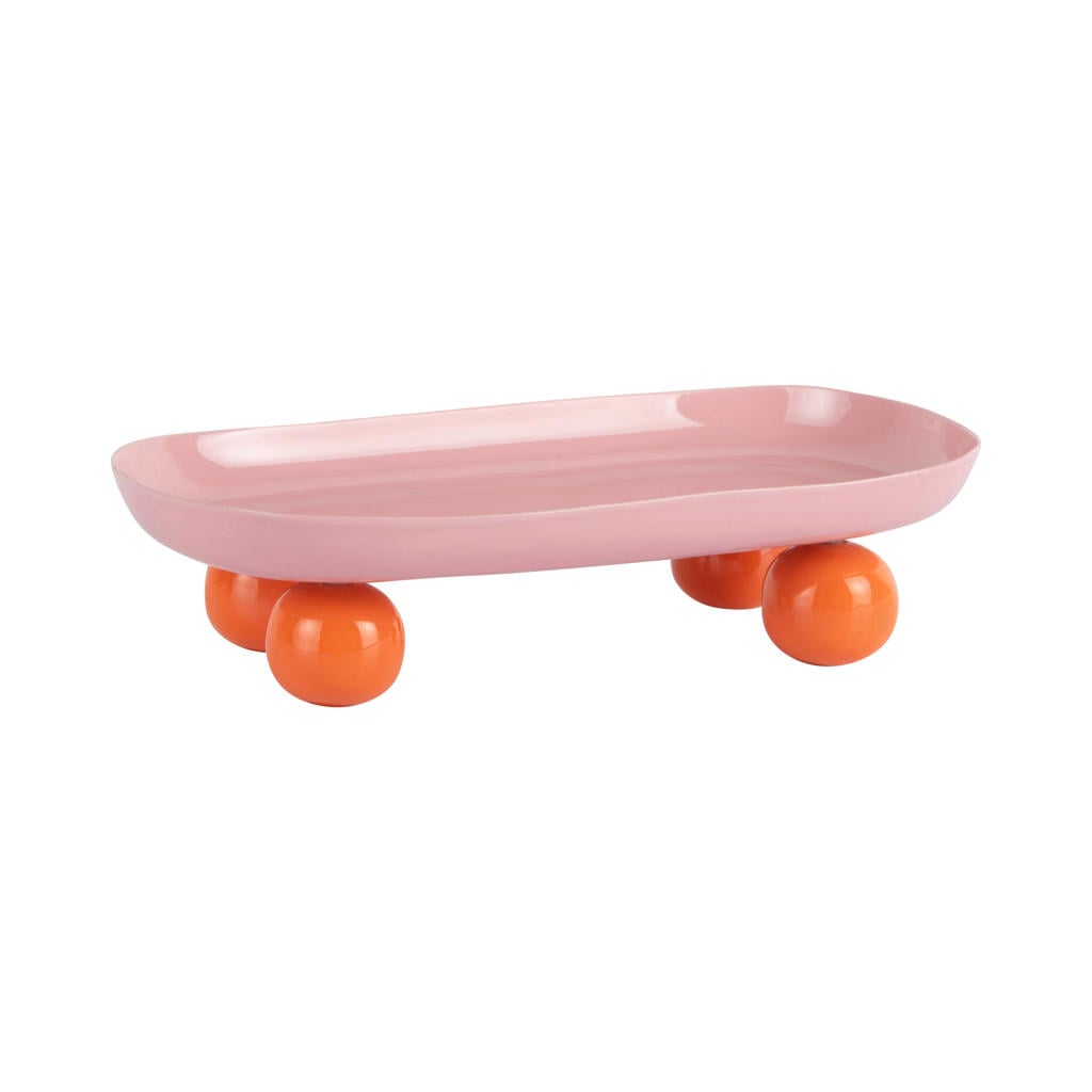 Tray Double Funky Oval - Pink