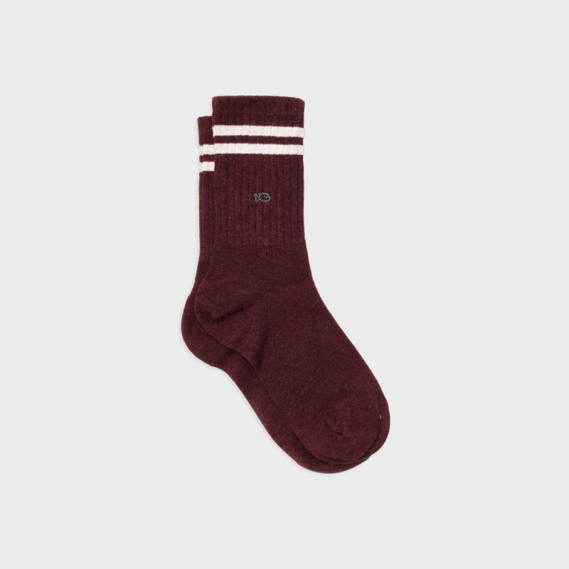 Billybelt Retro Sokken - Burgundy Beige