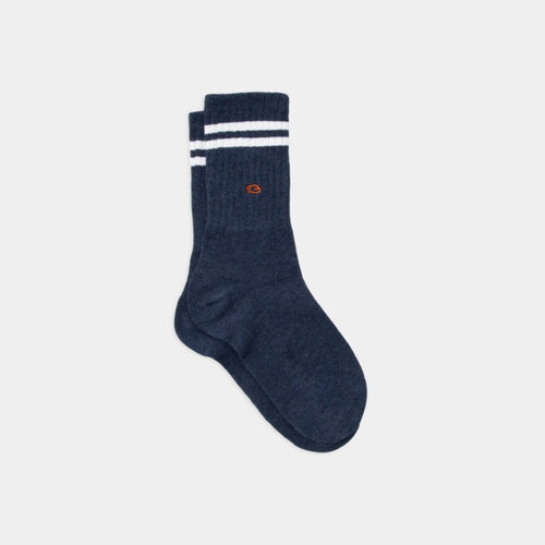 Billybelt Retro Sokken - Blauw En Wit Gestreept