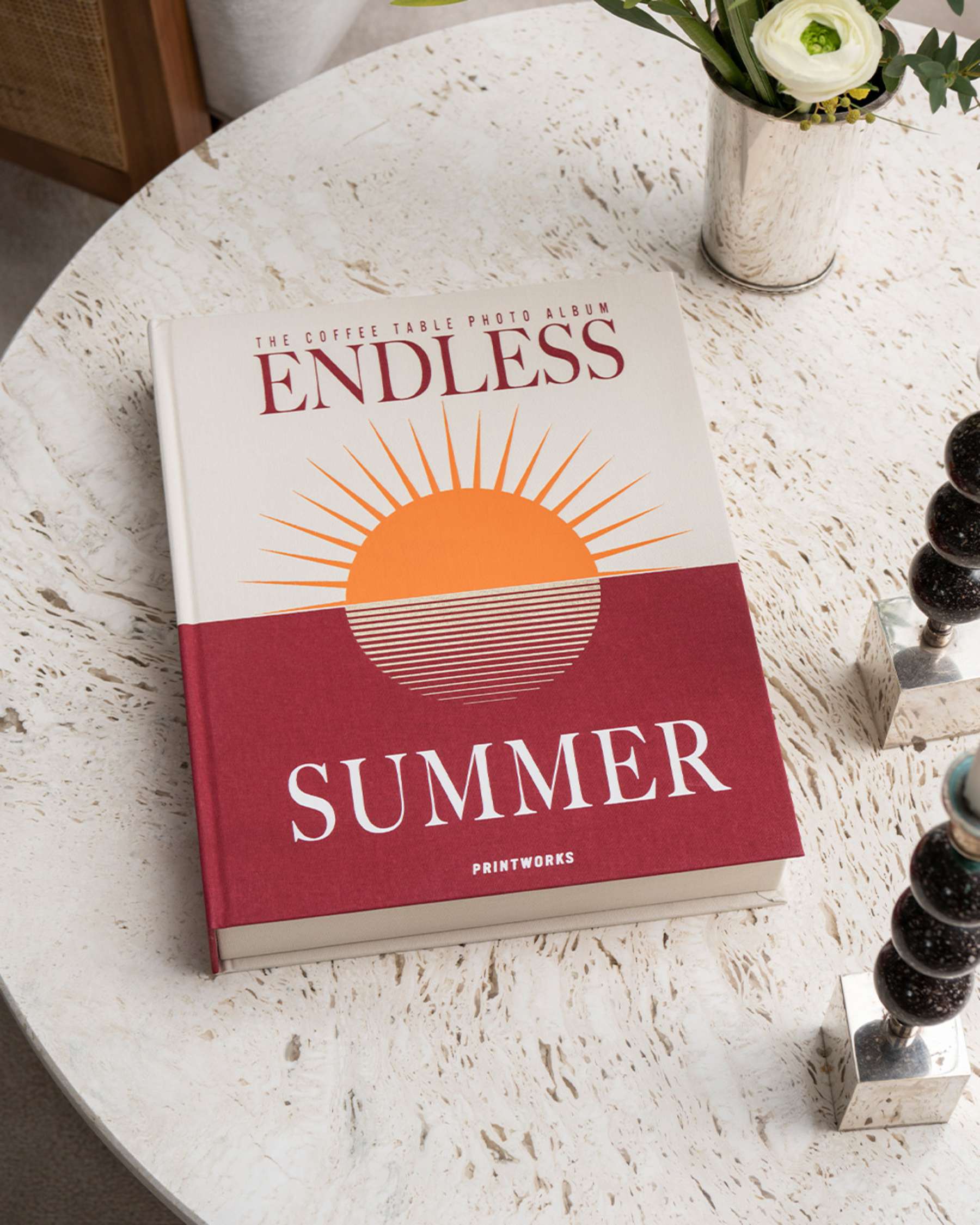 Printworks Photo Album - Endless Summer Maroon