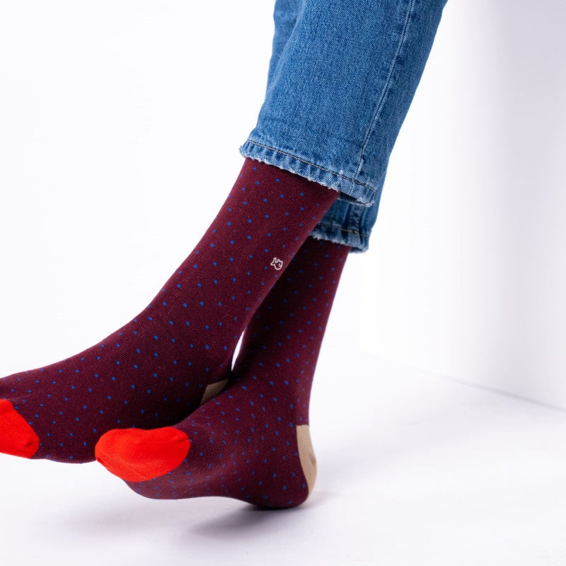 Billybelt Square Socks - Burgundy (onesize)