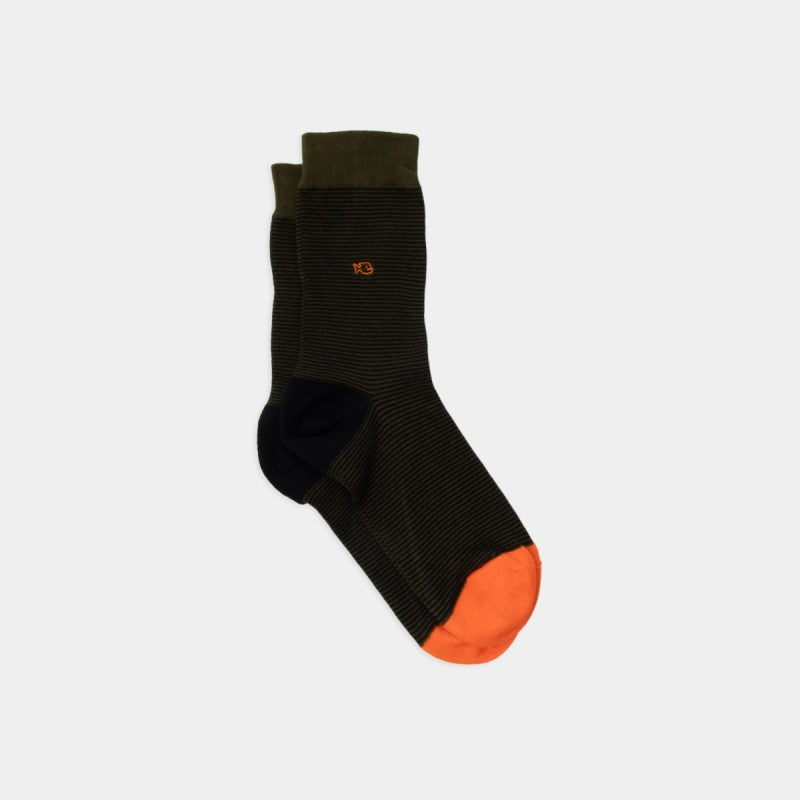 Billybelt Striped Socks - Khaki (onesize)