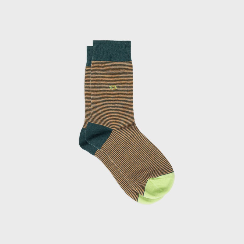 Billybelt Striped Socks - Forest (onesize)