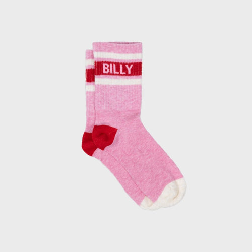 Billybelt Sokken - Roze, Rood en Wit Gestreept