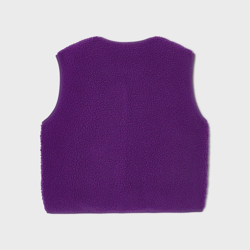Mouwloos Vest Sherpa - Paars
