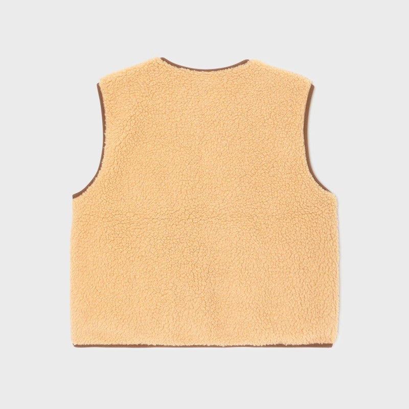 Mouwloos Vest Sherpa - Beige