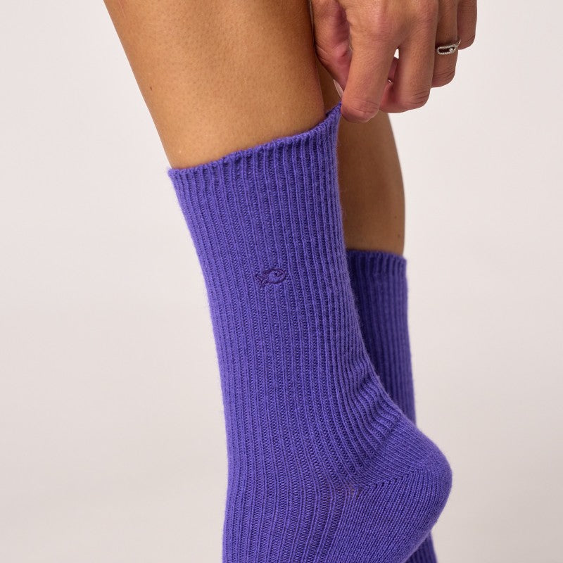 Wollen Sokken - Paars